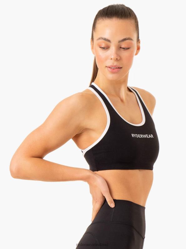 Ryderwear Frequency High Impact Sports Bra Black Women Clothing 4Z2T279
