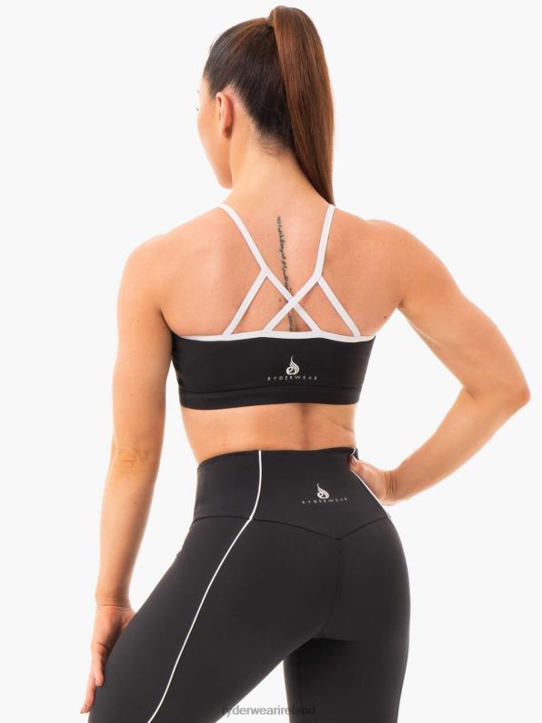 Ryderwear Glow Sports Bra Black Women Clothing 4Z2T467