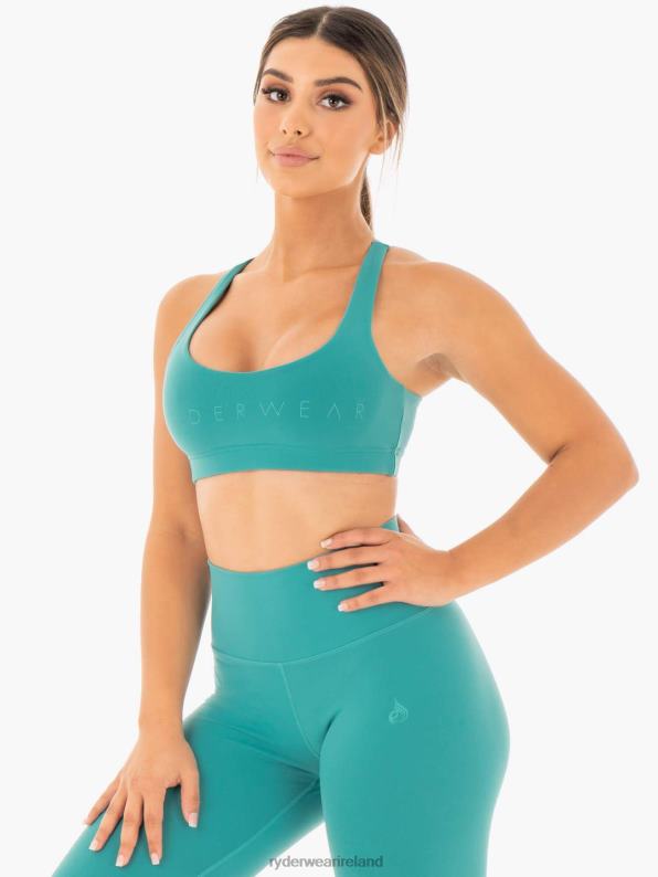 Ryderwear Motion Sports Bra Teal Women Clothing 4Z2T451