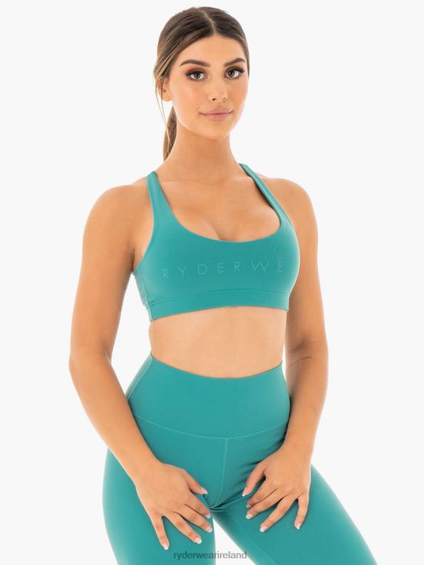 Ryderwear Motion Sports Bra Teal Women Clothing 4Z2T451
