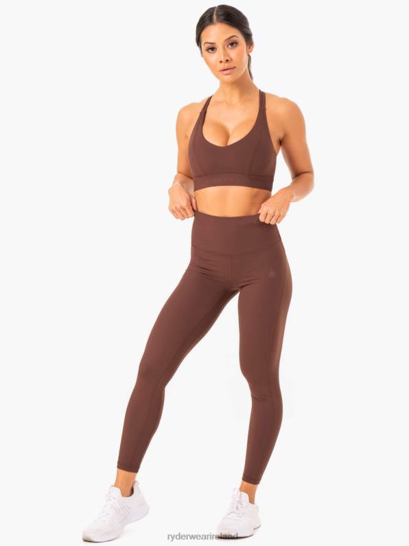 Ryderwear Nkd Align Sports Bra Chocolate Women Clothing 4Z2T379