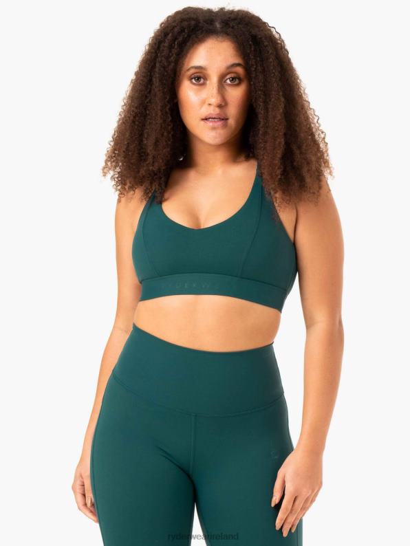 Ryderwear Nkd Align Sports Bra Teal Women Clothing 4Z2T380
