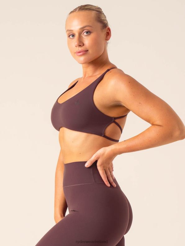 Ryderwear Nkd Embody Sports Crop Plum Women Clothing 4Z2T212