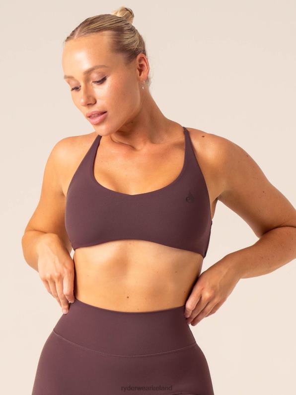 Ryderwear Nkd Embody Sports Crop Plum Women Clothing 4Z2T212