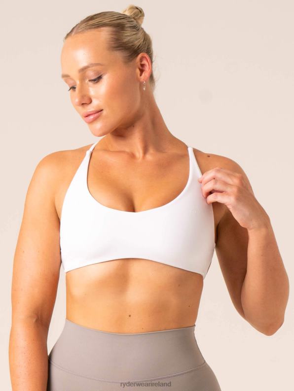 Ryderwear Nkd Embody Sports Crop White Women Clothing 4Z2T215
