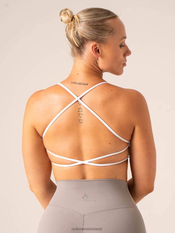 Ryderwear Nkd Embody Sports Crop White Women Clothing 4Z2T215