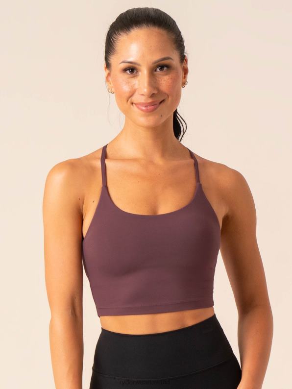 Ryderwear Nkd Embody Tank Bra Plum Women Clothing 4Z2T204