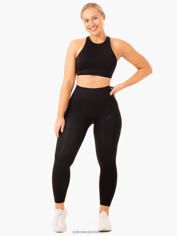 Ryderwear Nkd Frame Long Line Sports Bra Black Women Clothing 4Z2T306