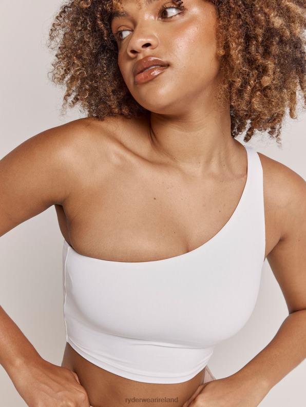 Ryderwear Nkd One Shoulder Tank Bra White Women Clothing 4Z2T232