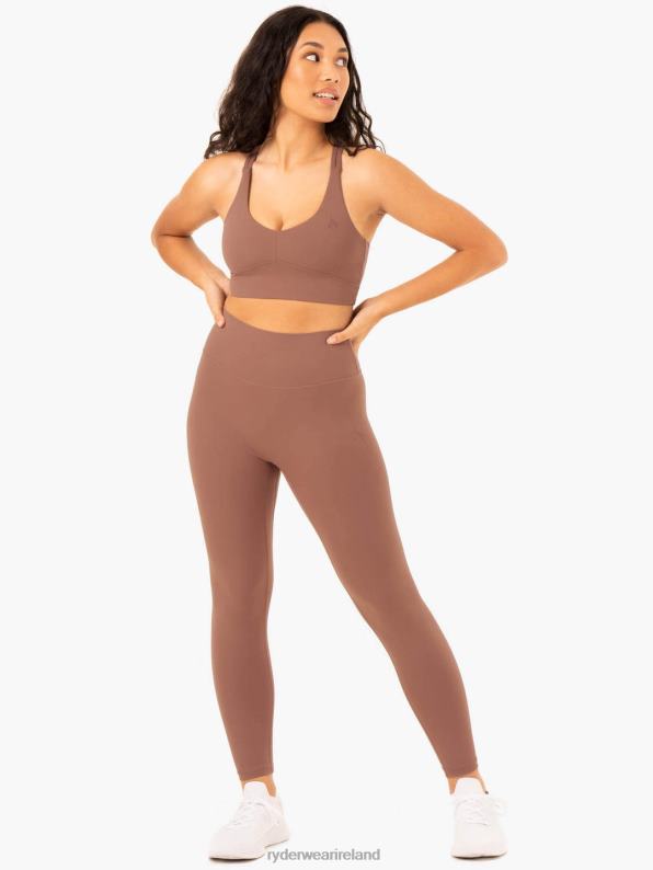Ryderwear Nkd Refine Sports Bra Mocha Women Clothing 4Z2T342