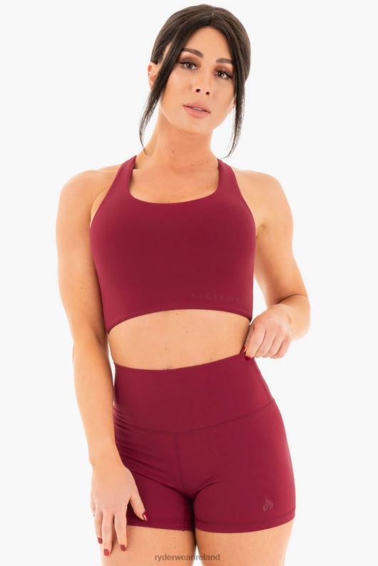 Ryderwear Nkd Sports Bra Berry Red Women Clothing 4Z2T477