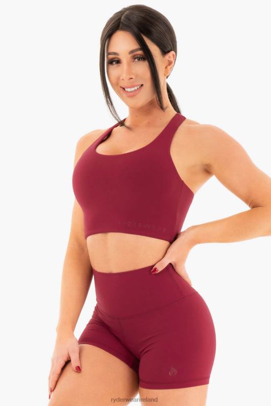 Ryderwear Nkd Sports Bra Berry Red Women Clothing 4Z2T477