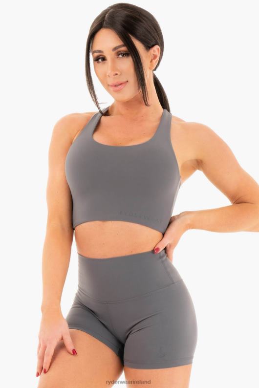 Ryderwear Nkd Sports Bra Charcoal Women Clothing 4Z2T476