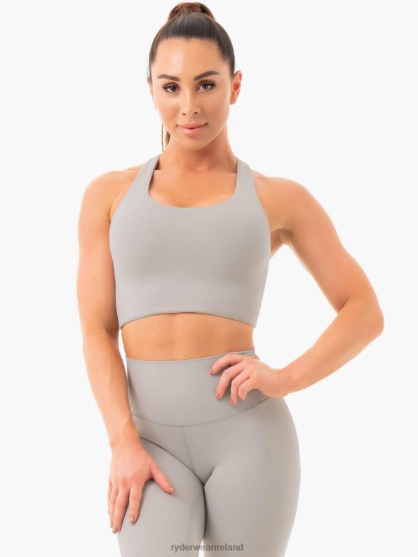 Ryderwear Nkd Sports Bra Grey Women Clothing 4Z2T455