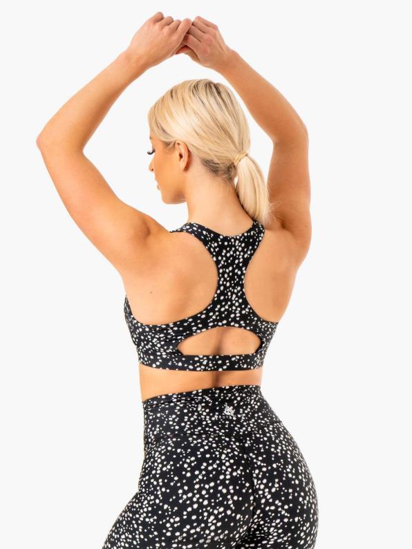 Ryderwear Reform Sports Bra Black Speckle Women Clothing 4Z2T391