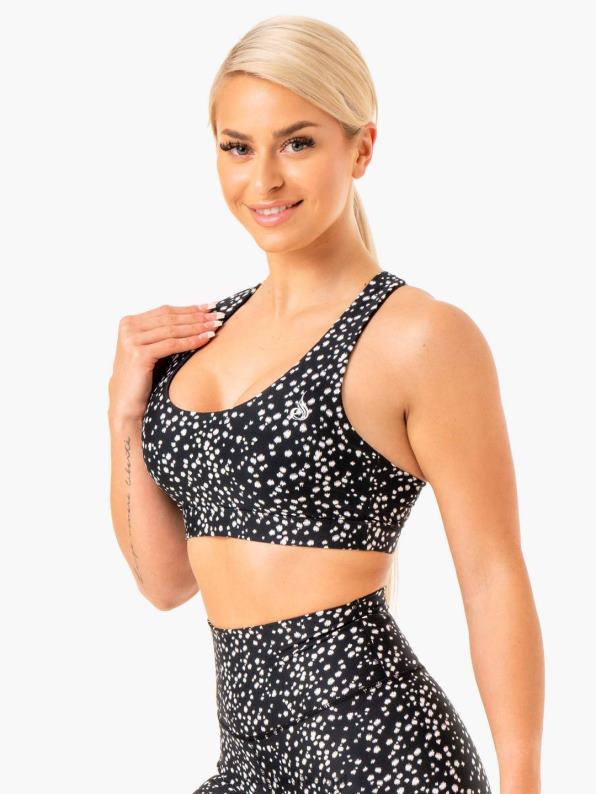 Ryderwear Reform Sports Bra Black Speckle Women Clothing 4Z2T391