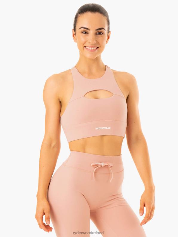 Ryderwear Replay Cut Out Sports Bra Nude Women Clothing 4Z2T353