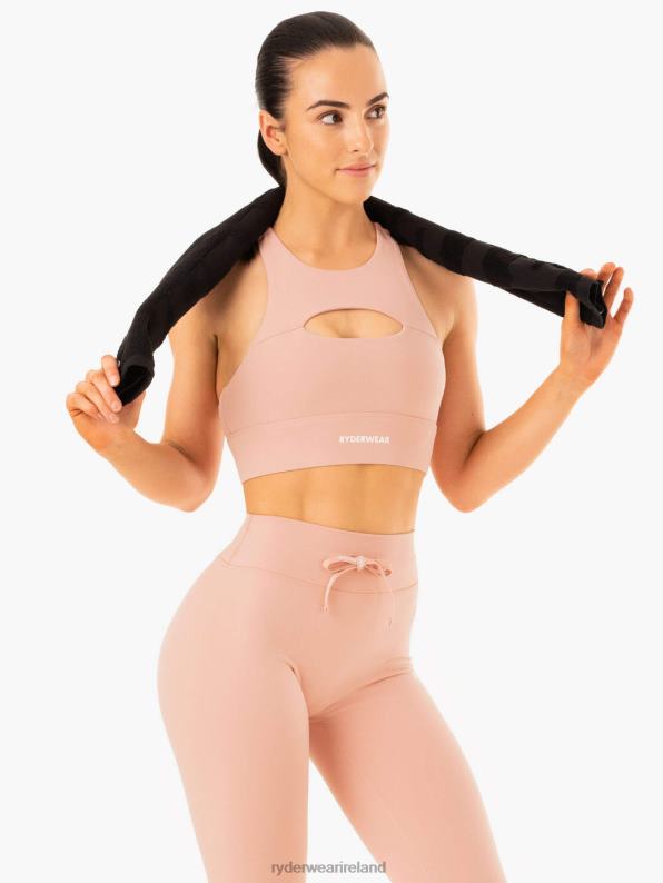 Ryderwear Replay Cut Out Sports Bra Nude Women Clothing 4Z2T353