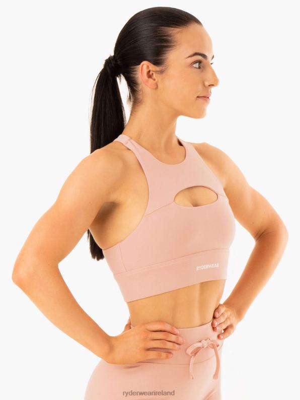 Ryderwear Replay Cut Out Sports Bra Nude Women Clothing 4Z2T353