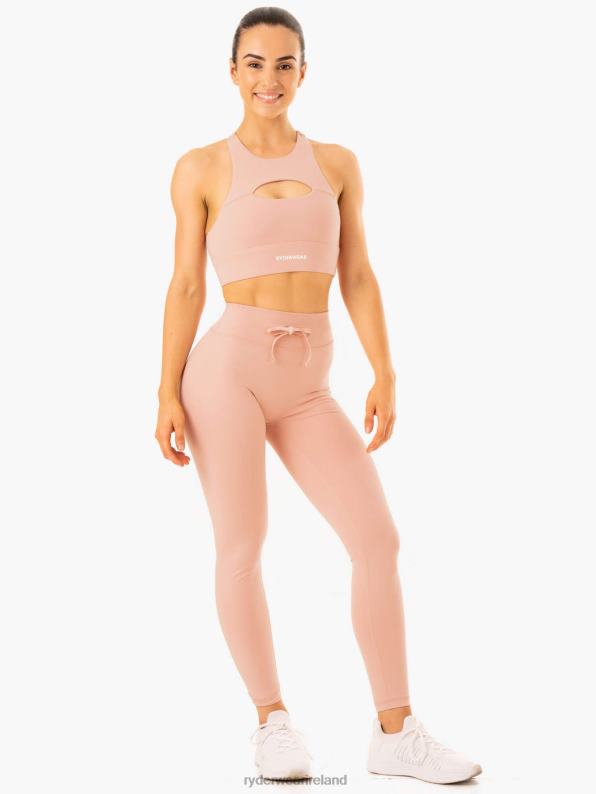 Ryderwear Replay Cut Out Sports Bra Nude Women Clothing 4Z2T353