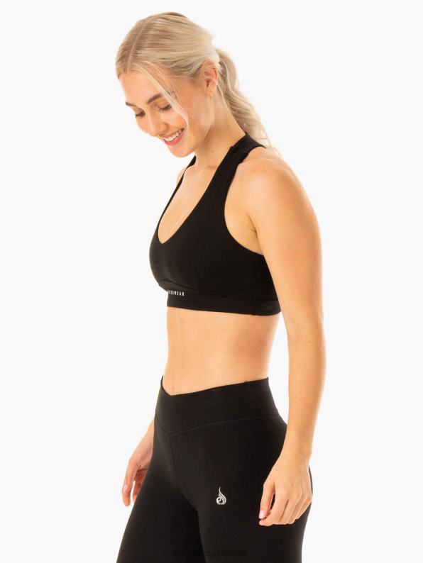 Ryderwear Revival Sports Bra Black Women Clothing 4Z2T335