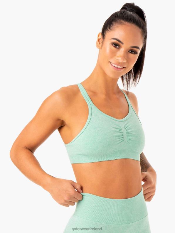 Ryderwear Sculpt Seamless Sports Bra Mint Marl Women Clothing 4Z2T404