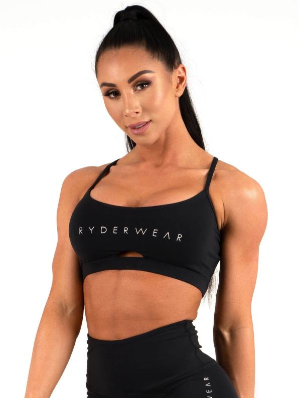 Ryderwear Staples Sports Bra Black Women Clothing 4Z2T491