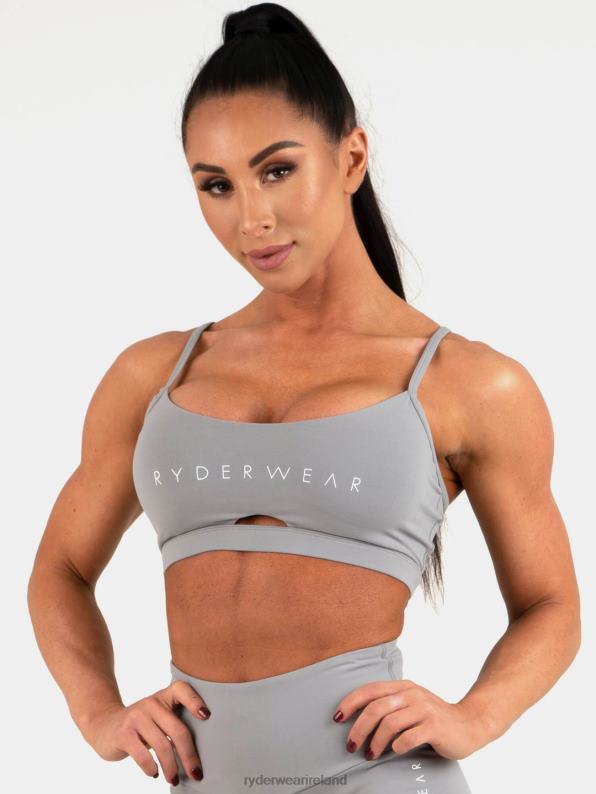 Ryderwear Staples Sports Bra Grey Women Clothing 4Z2T490