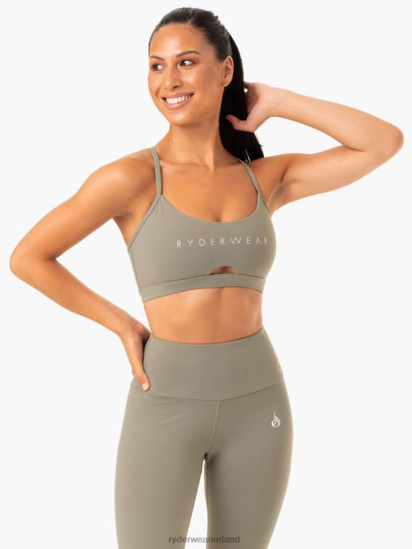 Ryderwear Staples Sports Bra Khaki Women Clothing 4Z2T433