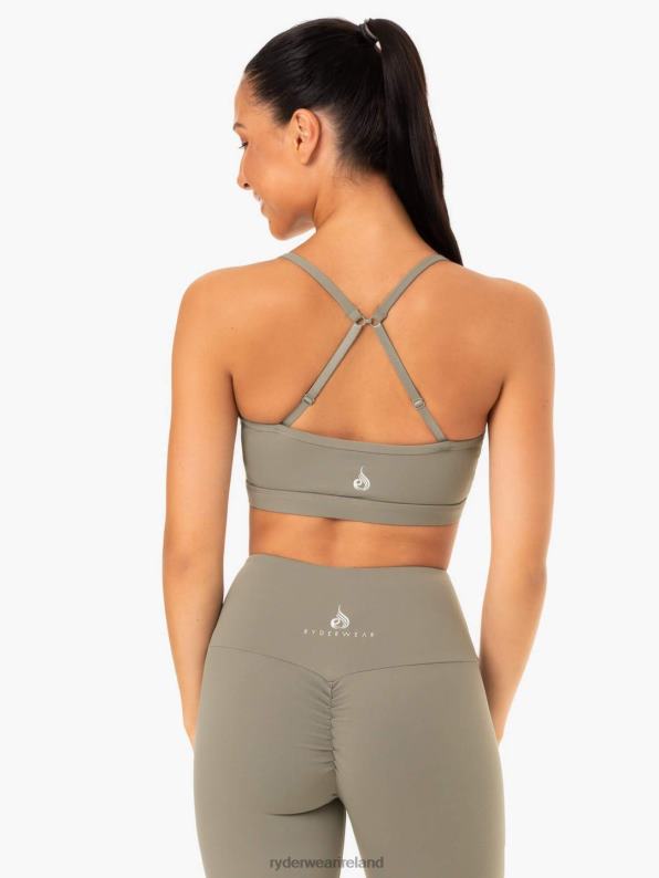 Ryderwear Staples Sports Bra Khaki Women Clothing 4Z2T433