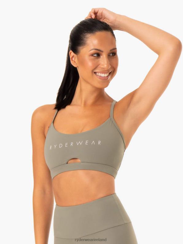 Ryderwear Staples Sports Bra Khaki Women Clothing 4Z2T433