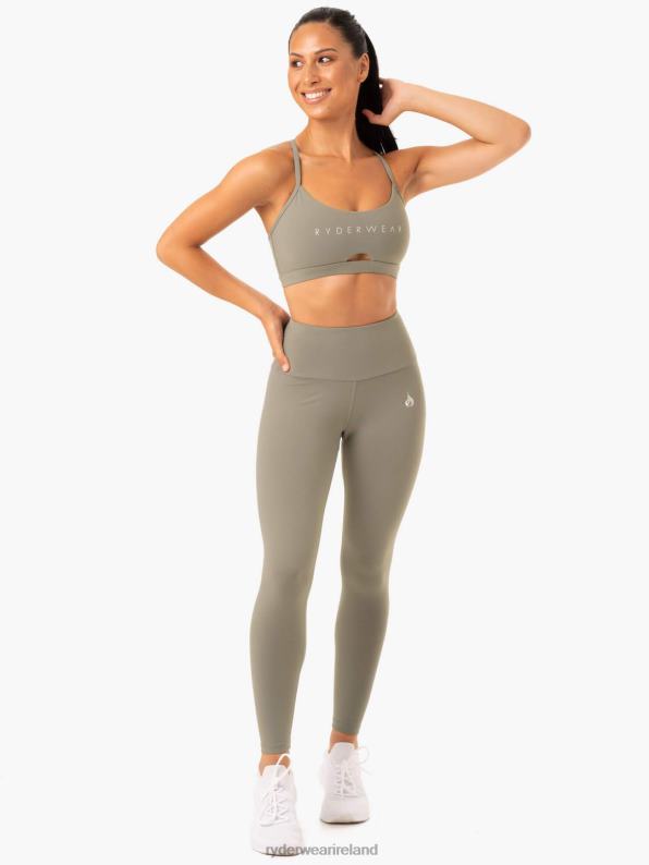 Ryderwear Staples Sports Bra Khaki Women Clothing 4Z2T433