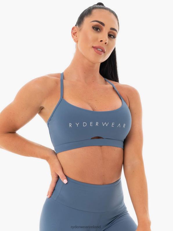 Ryderwear Staples Sports Bra Steel Blue Women Clothing 4Z2T499