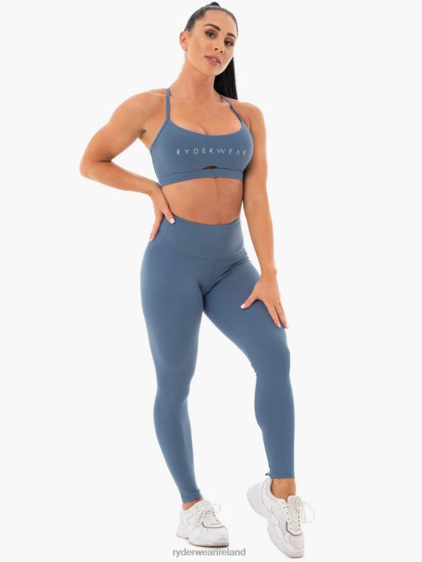 Ryderwear Staples Sports Bra Steel Blue Women Clothing 4Z2T499