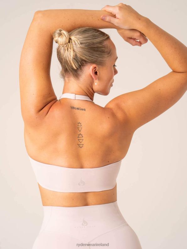 Ryderwear Stride Halter Sports Bra Chalk Women Clothing 4Z2T223