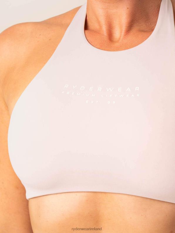 Ryderwear Stride Halter Sports Bra Chalk Women Clothing 4Z2T223