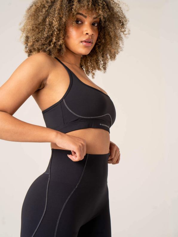 Ryderwear Stride Sports Bra Black Women Clothing 4Z2T231