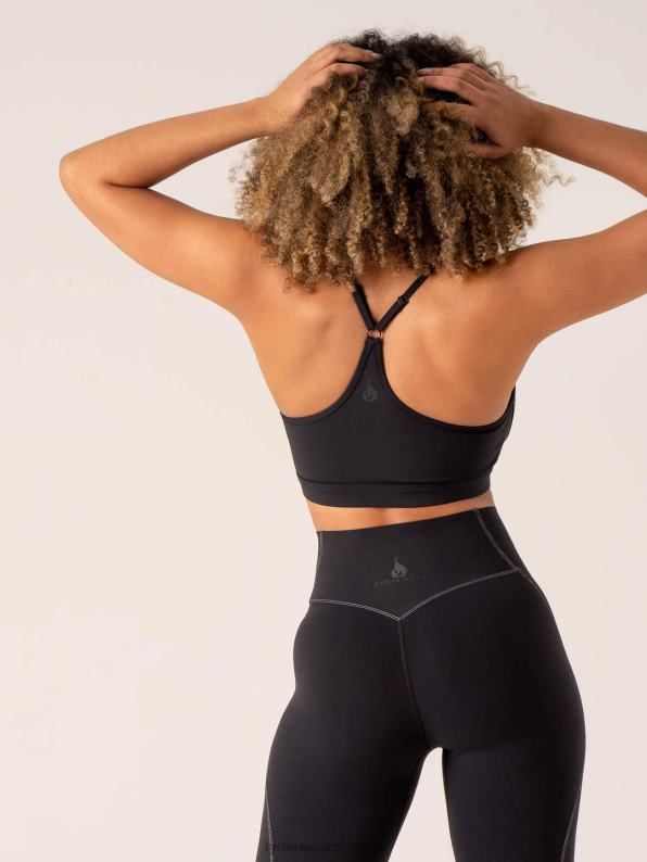 Ryderwear Stride Sports Bra Black Women Clothing 4Z2T231