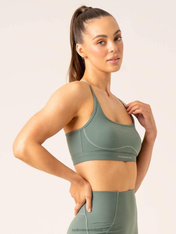 Ryderwear Stride Sports Bra Sage Women Clothing 4Z2T229