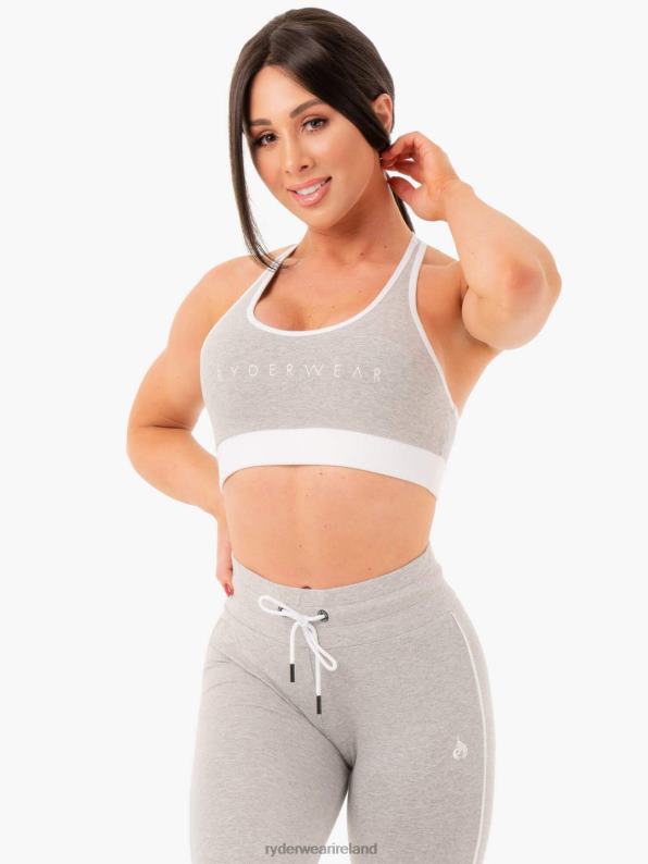 Ryderwear Track Sports Bra Grey Marl Women Clothing 4Z2T483