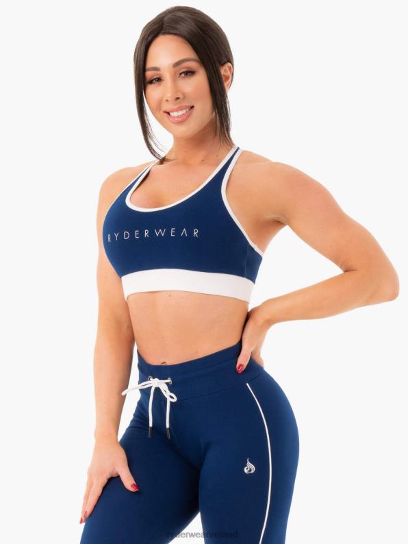 Ryderwear Track Sports Bra Navy Women Clothing 4Z2T481