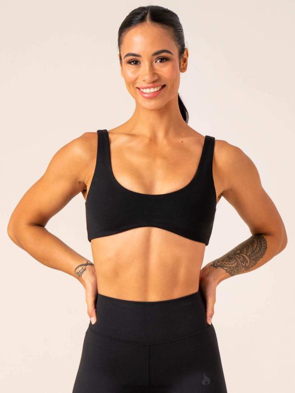 Ryderwear Unstoppable Lounge Bra Black Women Clothing 4Z2T250