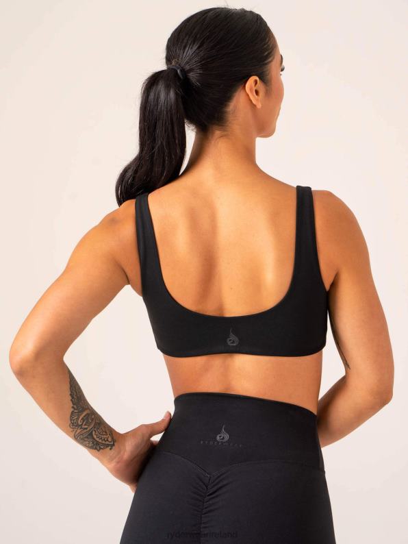 Ryderwear Unstoppable Lounge Bra Black Women Clothing 4Z2T250