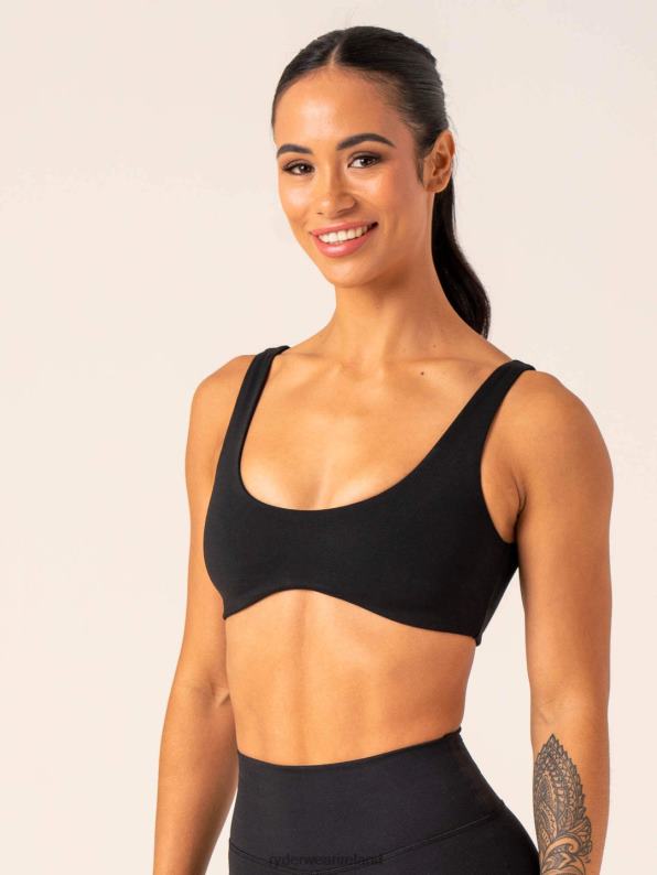 Ryderwear Unstoppable Lounge Bra Black Women Clothing 4Z2T250