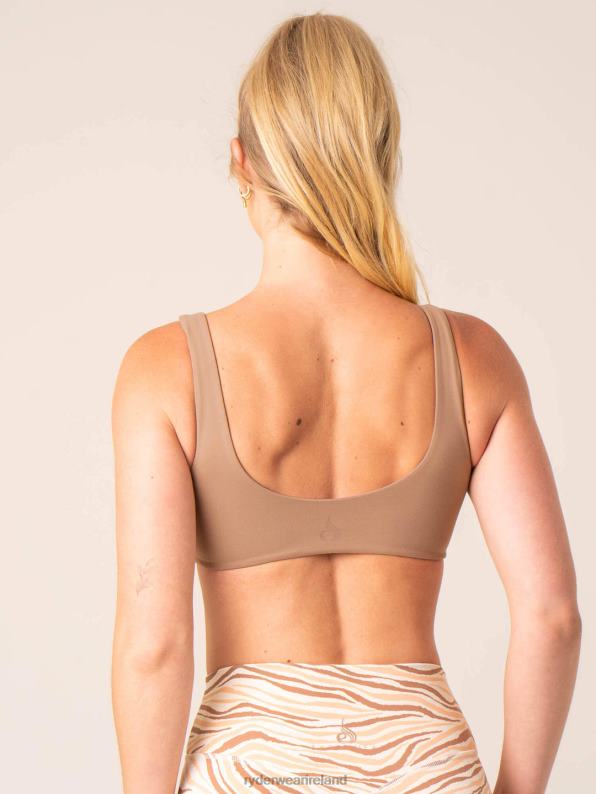 Ryderwear Unstoppable Lounge Bra Mocha Women Clothing 4Z2T249