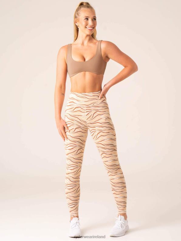 Ryderwear Unstoppable Lounge Bra Mocha Women Clothing 4Z2T249