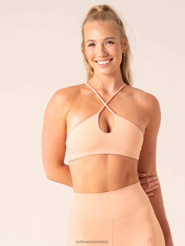 Ryderwear Unstoppable Sports Bra Peach Women Clothing 4Z2T252