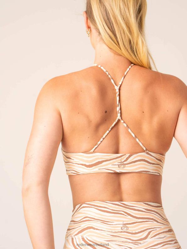 Ryderwear Unstoppable Sports Bra Vanilla Zebra Women Clothing 4Z2T255