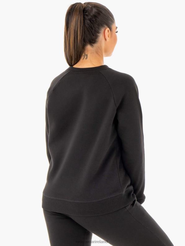 Ryderwear Adapt Boyfriend Sweater Black Women Clothing 4Z2T1033