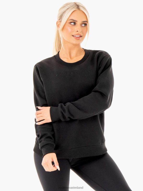 Ryderwear Motion Oversized Sweater Black Women Clothing 4Z2T1072